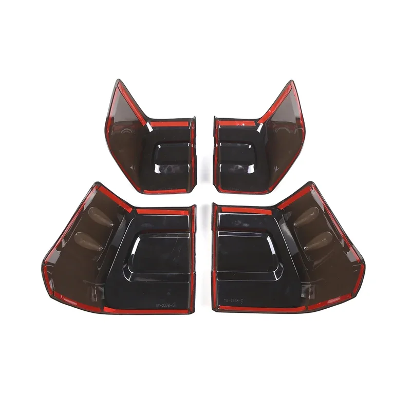 Для Toyota Land Cruiser Prado FJ150 150 2018-2022 автомобильные аксессуары ABS дымчатый черный Задний