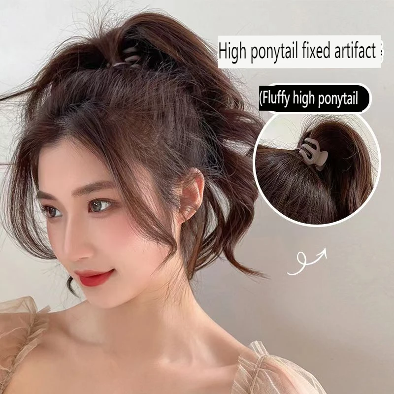 

2023 New Hairpin Anti-sagging Claw Clip Pumpkin Grab Clip High Ponytail Fixed Artifact Hairpin Female Back Head Frosted