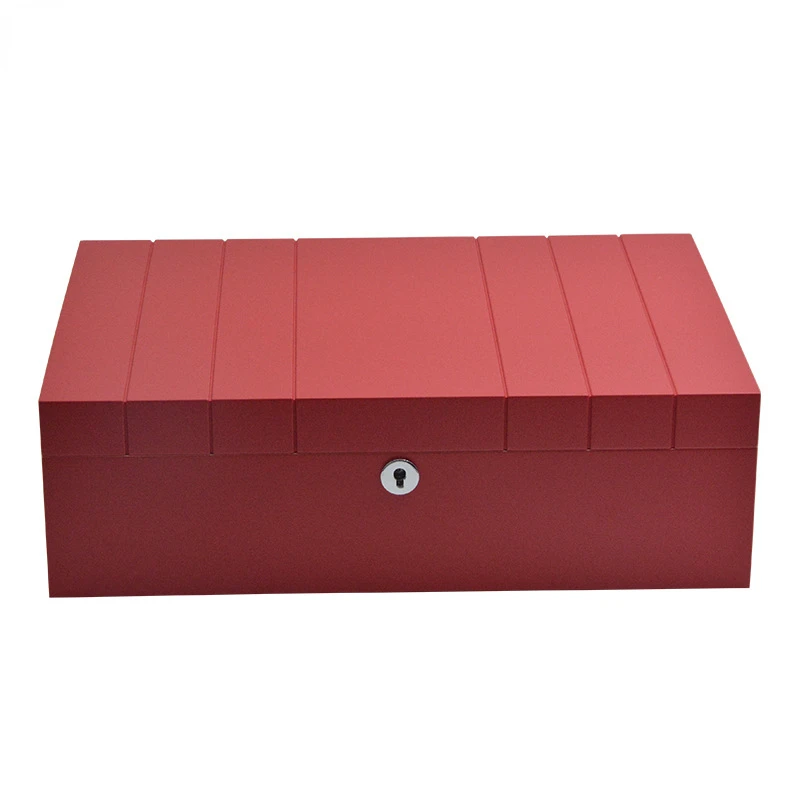 

Cigar moisture box cigar box with lock storage wooden box