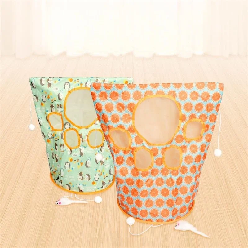 

Free Shipping 2023 explosive folding rattling paper cat tunnel toys cat drill pocket pass tumbler passageway toys accessories