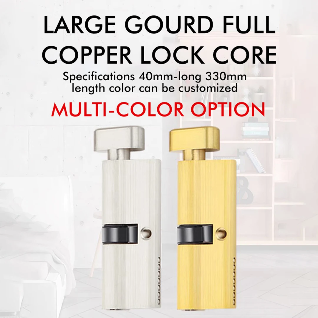 Замок дверной Универсальный латунный 40/50/60/70/80/90 мм