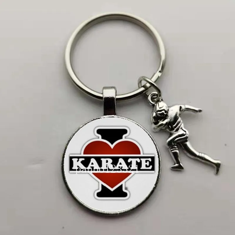 Новинка модная модель в стиле любящее дзюдо брелок с карате Изысканная