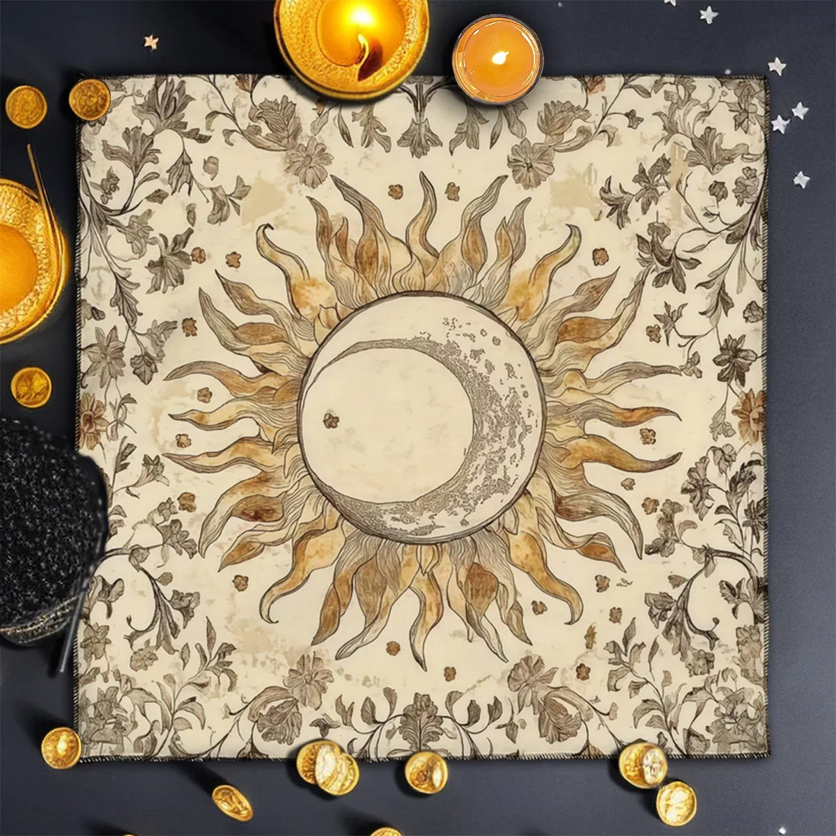 

Скатерть Таро Солнца и Луны LVJIA полиэстер 50x50 см