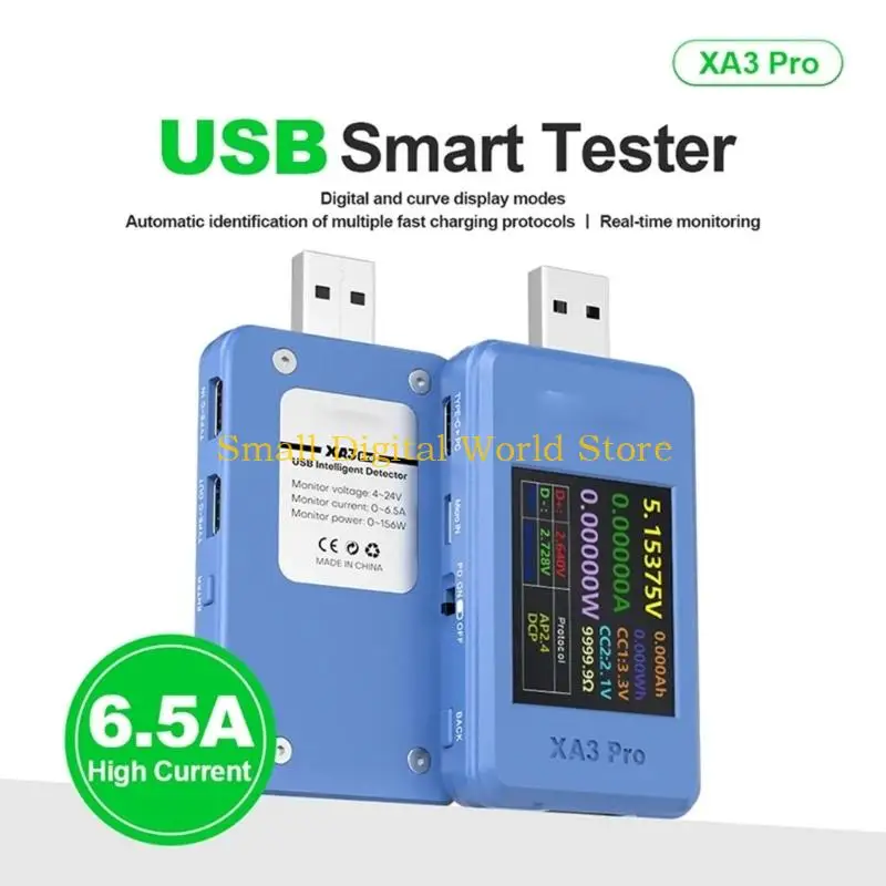 Фото Измеритель тока напряжения USB 77UB для мониторинга параметров зарядки в реальном времени №2