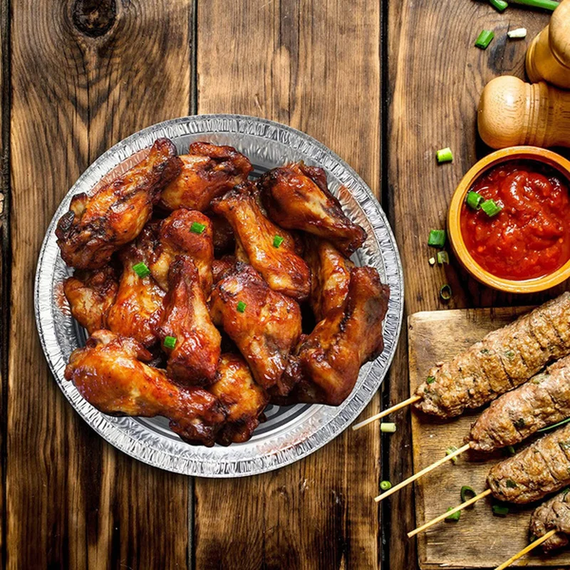 10 шт. одноразовая фритюрница бумажный вкладыш фольга для микроволновой печи