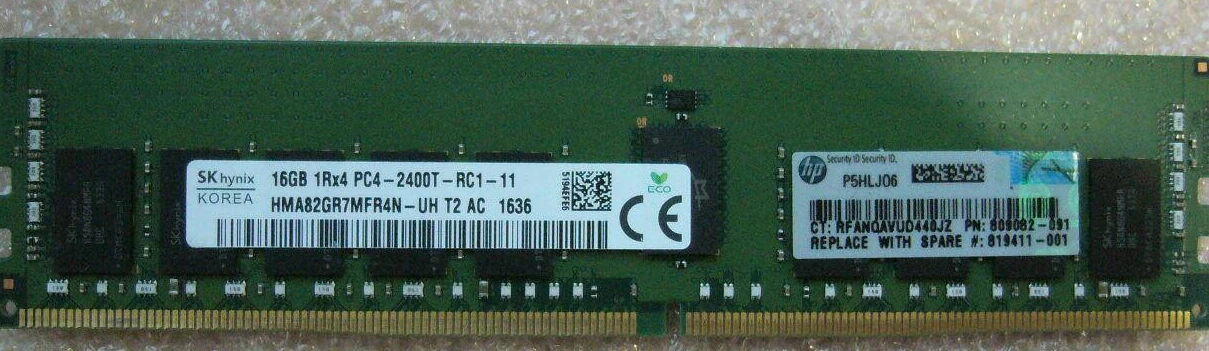 

RAM 805349-B21 809082-091 Server memory 16G 2400T DL180G9 DL360G9Gen9