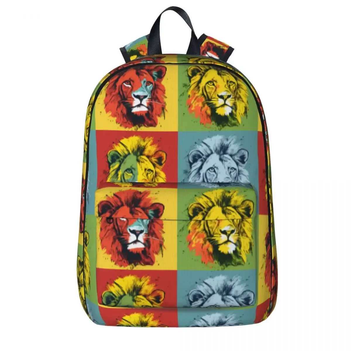 

Lion Backpack Memes Style Women Polyester Outdoor Backpacks Lightweight Funny High School Bags Rucksack