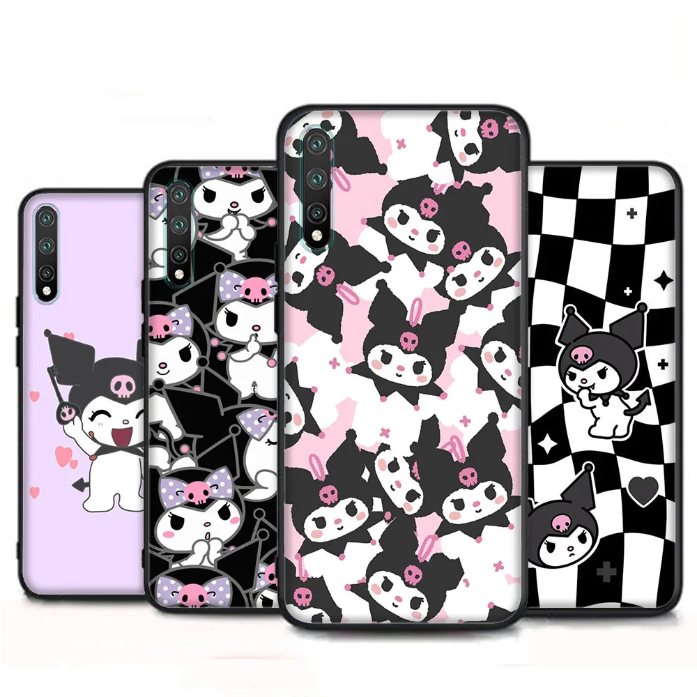 Чехол Kuromi для Samsung J2 Prime J4 Plus J6 Core J7 J8 S7 Edge S8 S9 Pro черный чехол телефона
