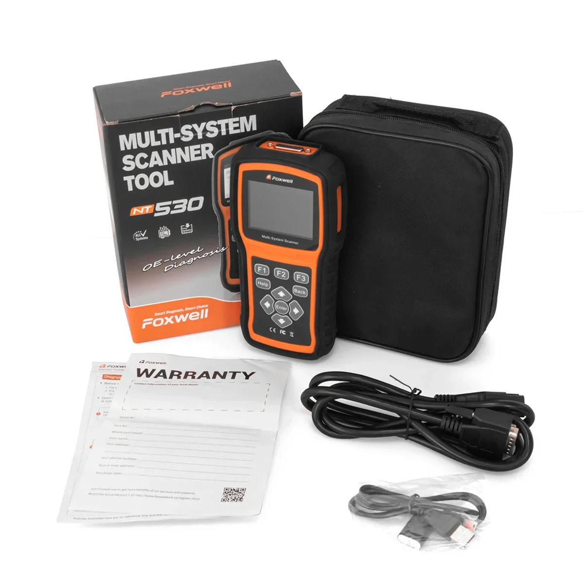 Автомобильный сканер Foxwell NT530 профессиональная диагностика OE-уровня с