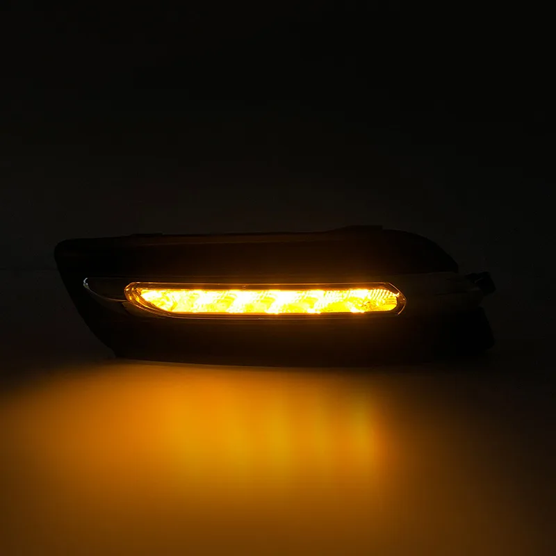 Фото Для Nissan Teana Altima 2011 2012, светодиодные дневные ходовые огни, передний бампер, противотуманные фары, крышка DRL, динамические поворотные сигнальные фары дальнего света №2