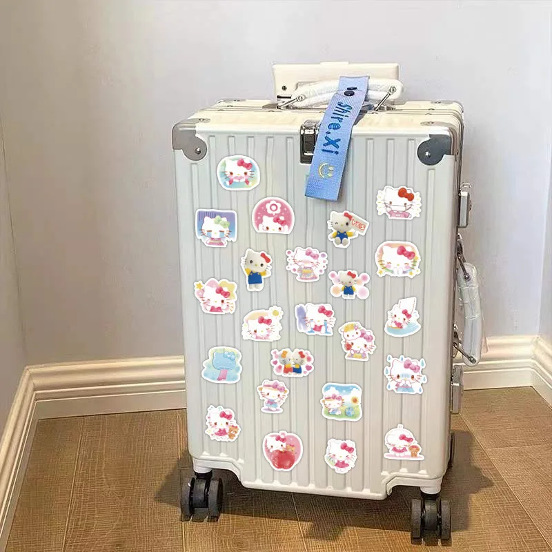 60 шт. стикеры Hello Kitty s Hand для гитары скейтборда милые аниме в упаковке кожа