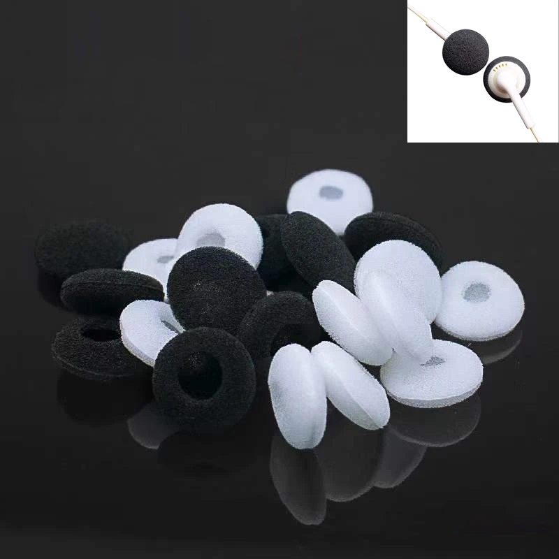 

20cs/10pairs 18mm Foam Earbud earphone ear buds Headphone Ear pads cushion Replacement Sponge Covers Tips For Earphone MP3 MP4