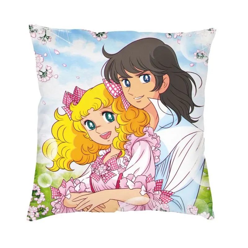 

Candy Candy Cushion Cover 40x40cm Anime Manga Cartoon Girl Soft Nordic Pillows for Car Sofa