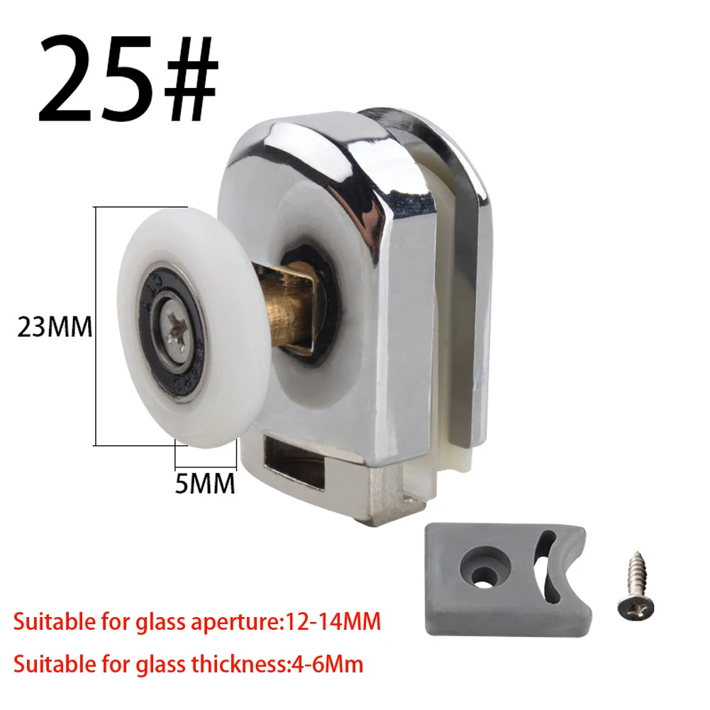 

Door Pulley Door Rollers Home Hardware 4pcs Anti-collision Slice Bathroom Hardware Runners Single Shower Wheels