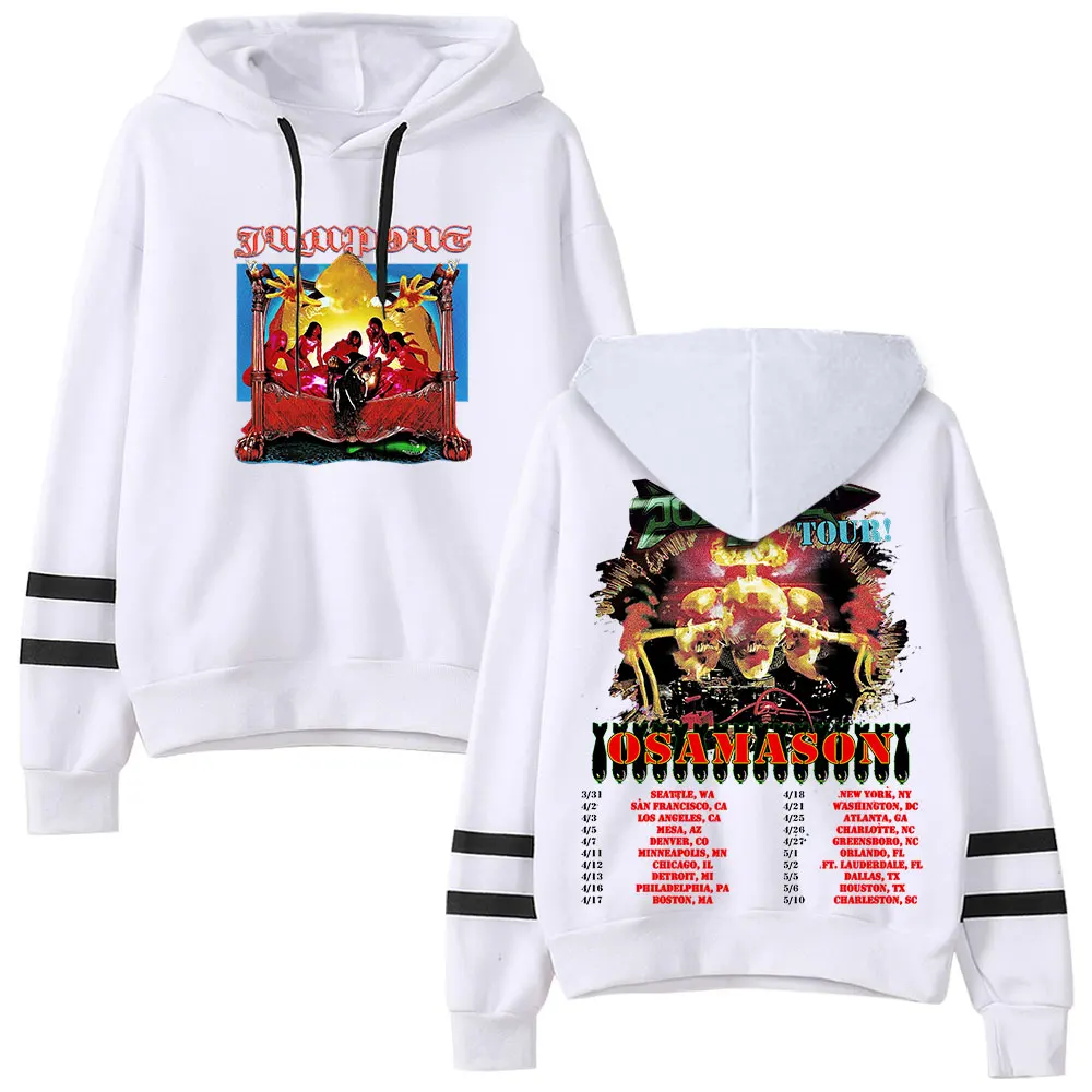 OsamaSon Jump Out Tour 2025 Пуловер из полиэстера