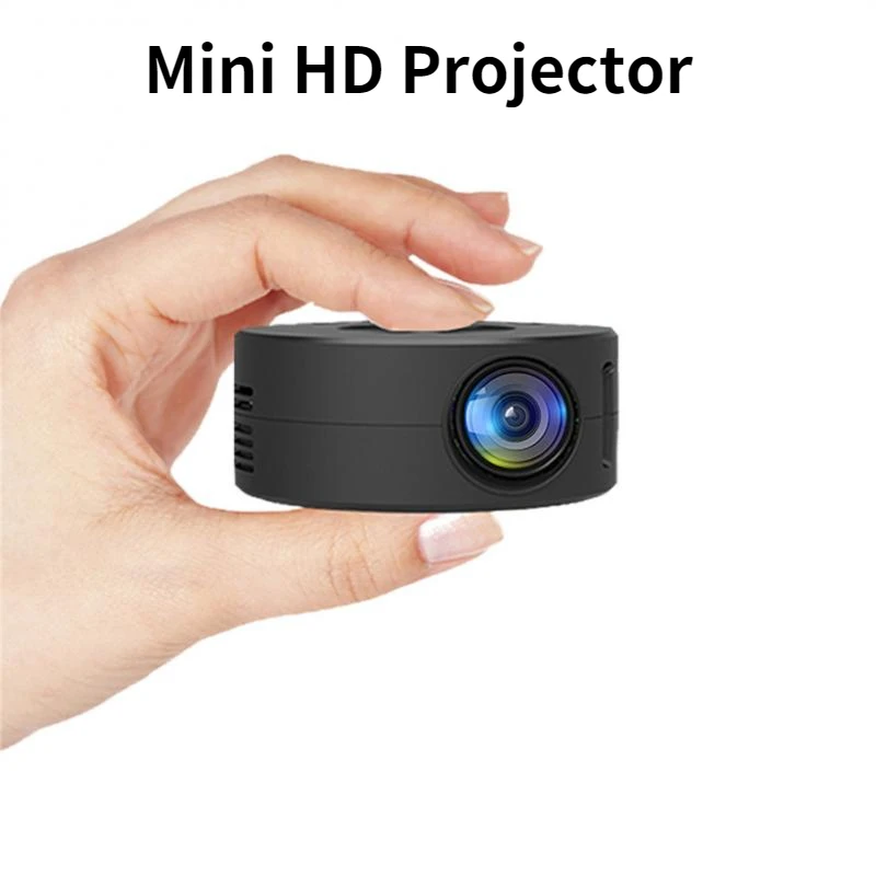 

Portable Projector 1080P HD LED Home Media Player Audio Portable Projectors 320X180 Pixels Supports USB Child Projector
