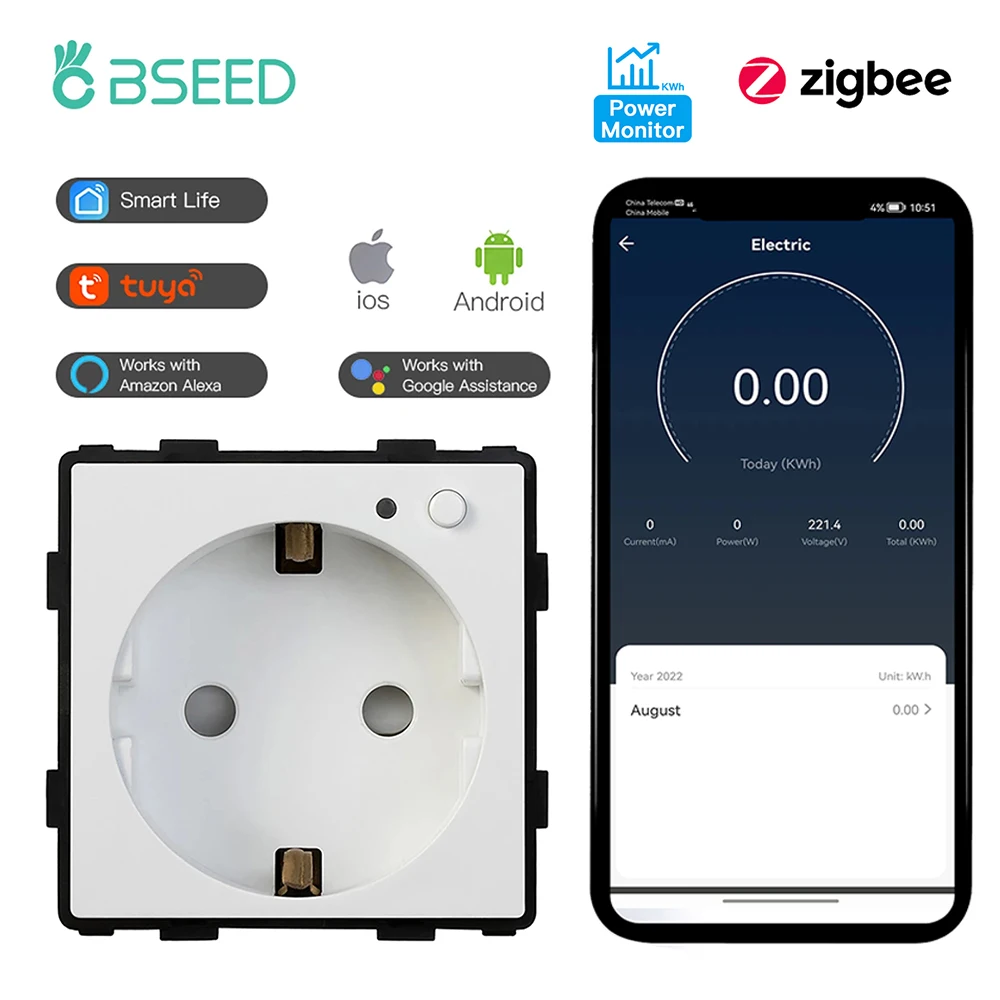 

BSEED ZigBee Умный монитор мощности
