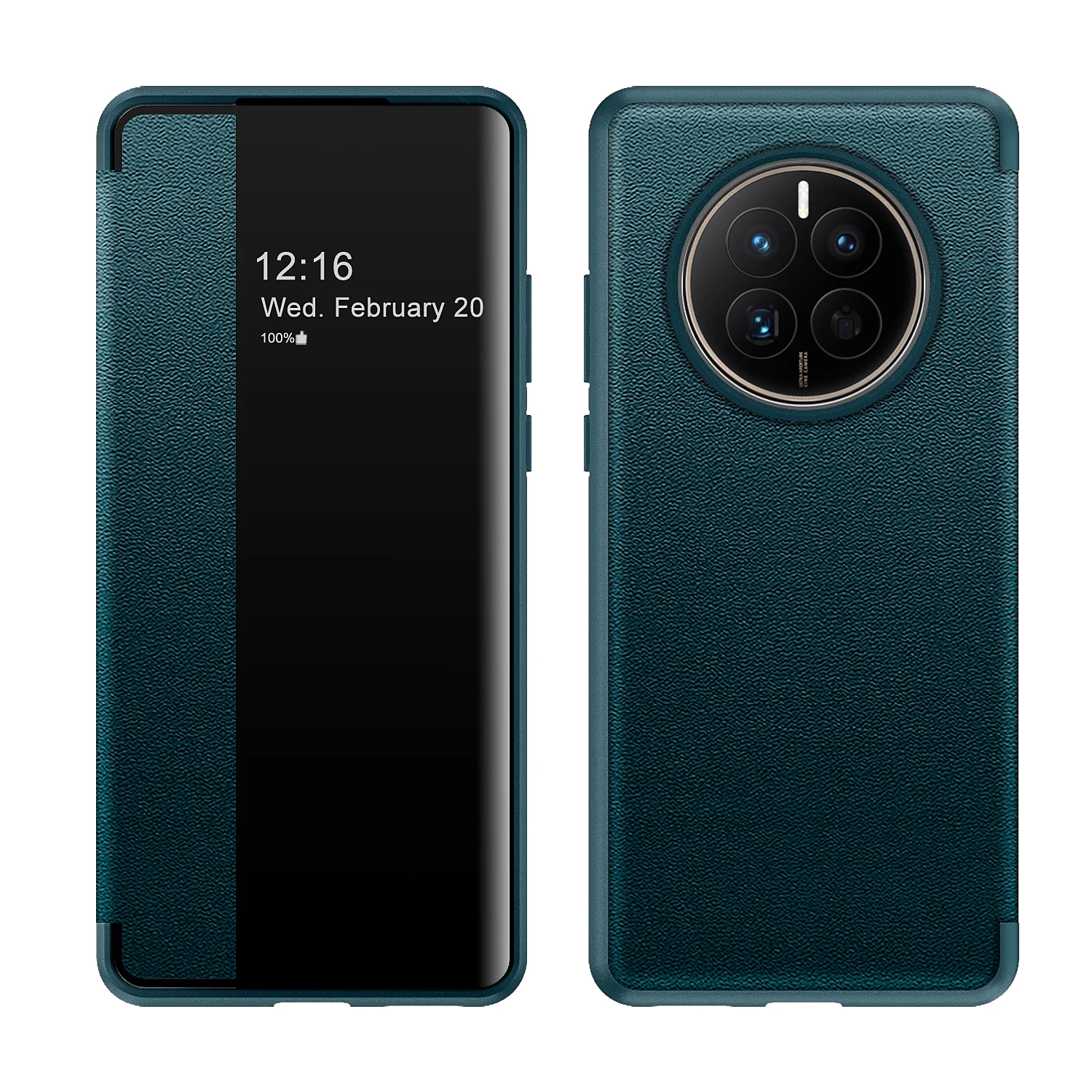 

Роскошный кожаный чехол Mate50 Smart View Window для Huawei Mate 50 Pro