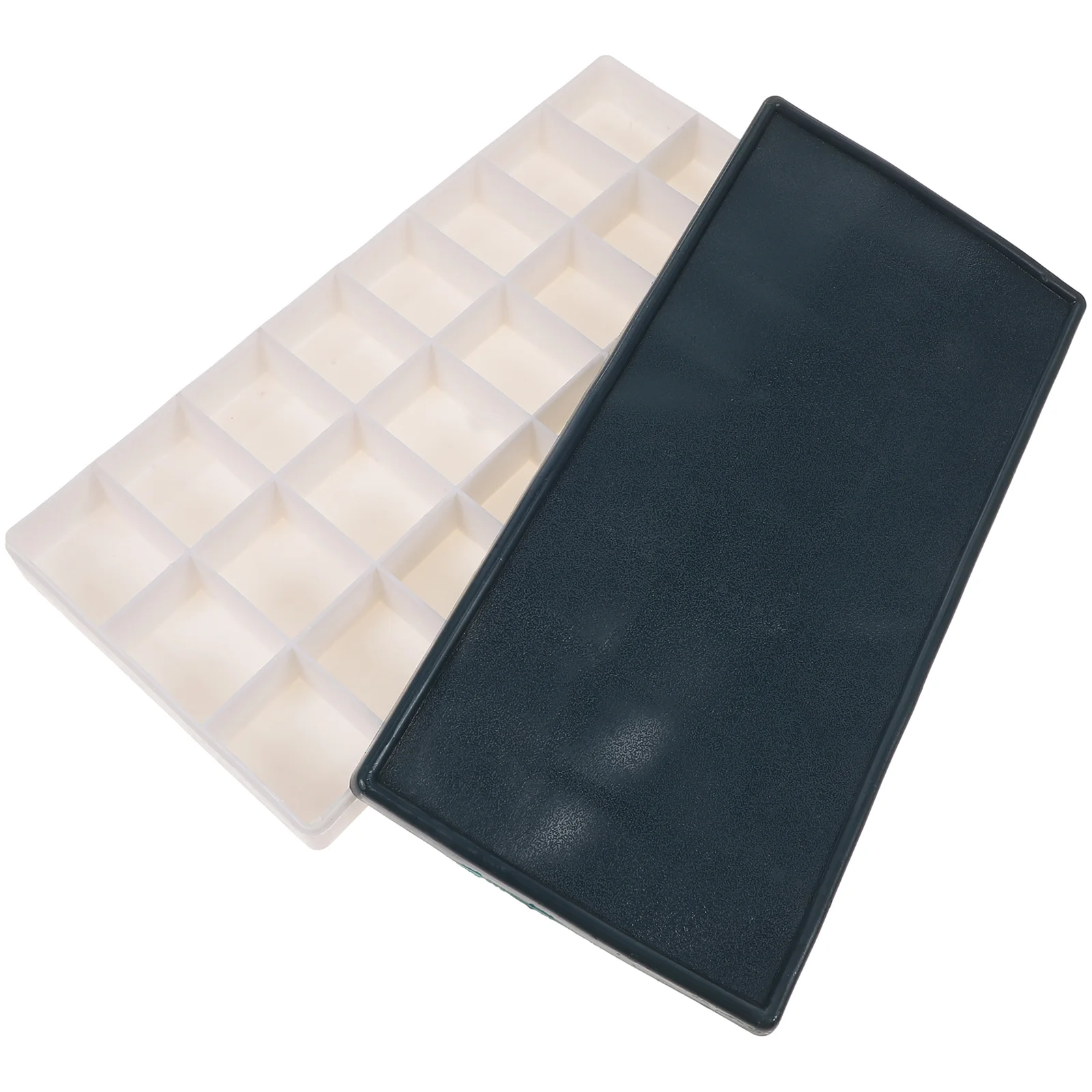 

Storage Box 24 Wells with Lid Stay Wet for Watercolor Gouache and Oil Palette