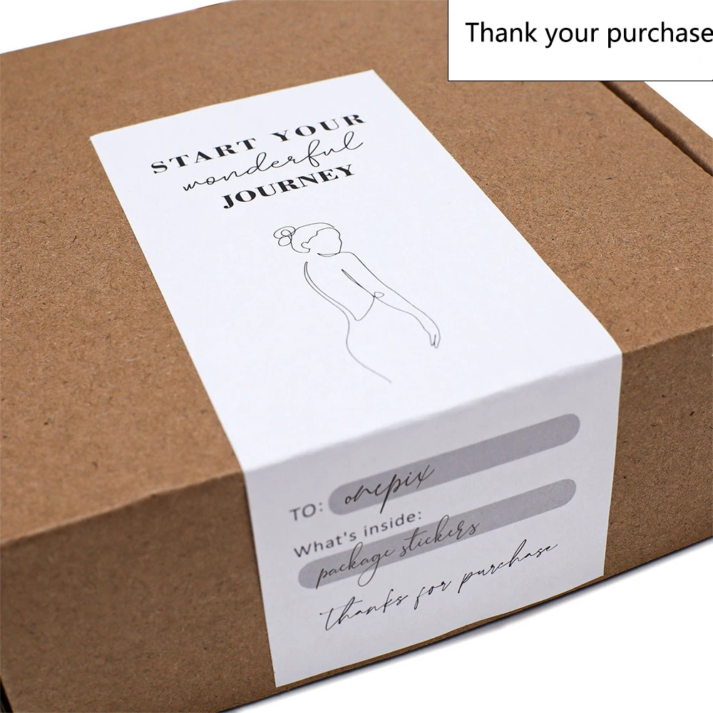 

10-30Pcs Thank You For Your Purchase Stickers Small Business Personalized Packaging Seal Labels Writing Paper Sticker