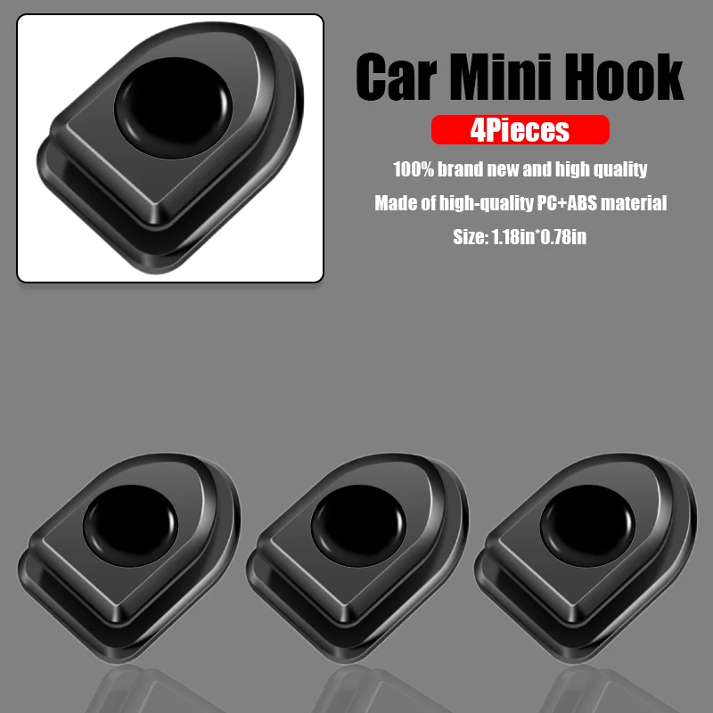 

Car Mini Hook Seat Back Concealed Hook Stickers for Suzuki Swift SX4 Jimny 2022 Alto Jimmy Splash Vitara Ltez 400 Accessories