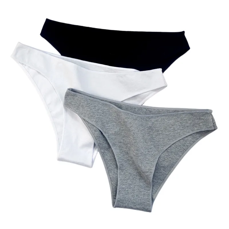 

High Female Sexy Soft 6PCS/Set Panty Women's Pantys Cotton Rise Briefs Low Stretch Cut Underwear Lingerie Underpants Underwear