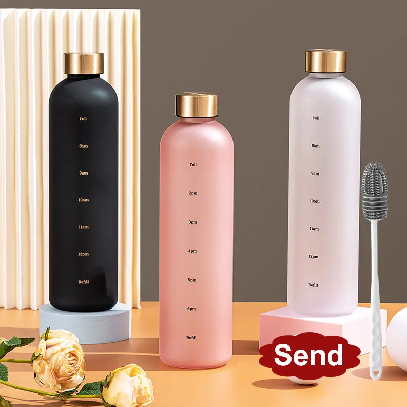 Бутылка для воды с маркером времени 1 л 32 унции |