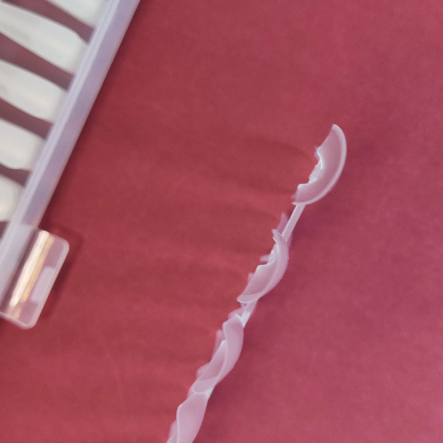 Акриловые накладные ногти 240 шт./кор. длинная форма гроба матовое полное покрытие