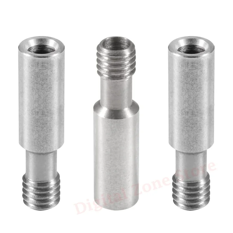 

3Pcs 3D Printer Heat Break, M6 Thread Stainless Steel Throat Tube for Creality Ender 3, Ender 3 Pro, Ender 3 V2, CR-10/10S