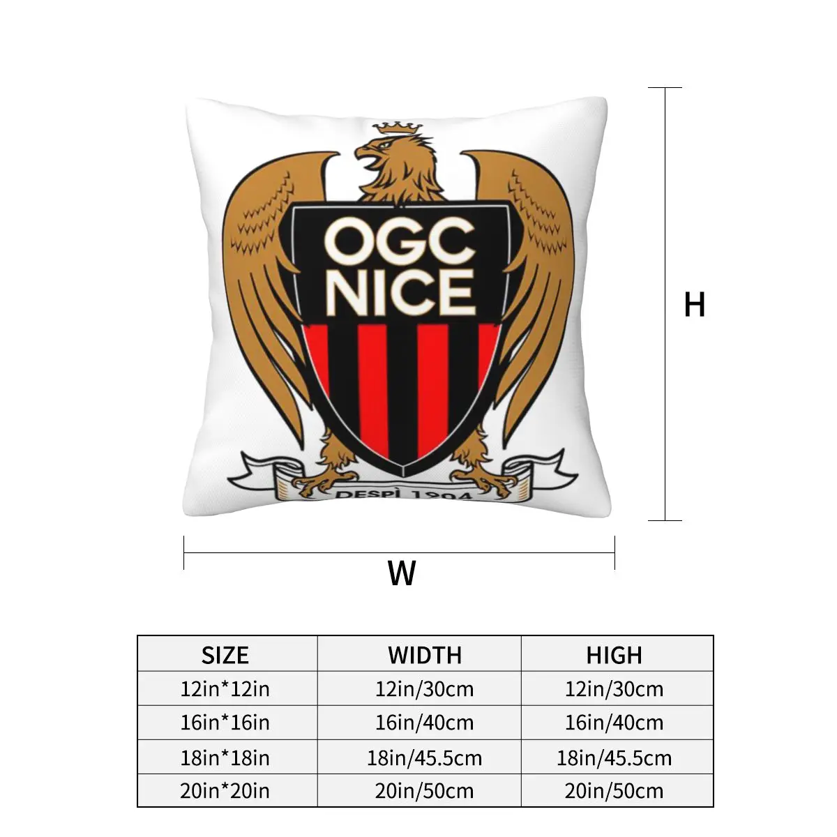 OGC Nice E Aigon наволочка с принтом Подушка Геометрическая для дивана кровати