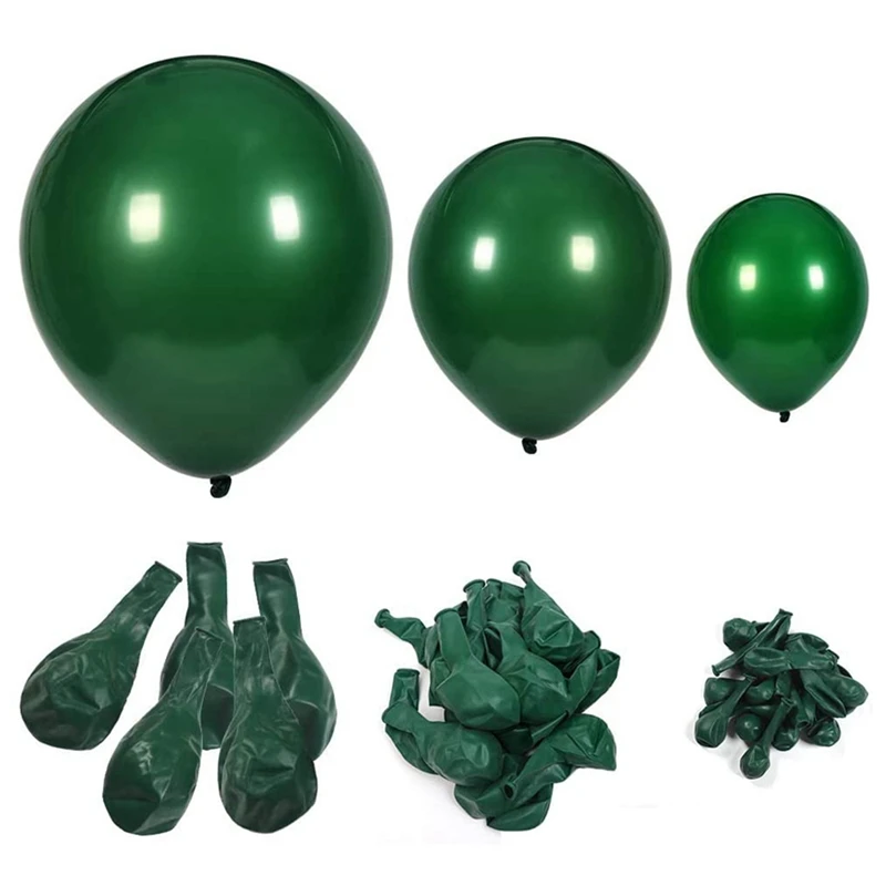 

Dark Green Balloons,Green Latex Balloons Premium Helium Quality Dark Green Helium Balloons For Party Supplies Decoration