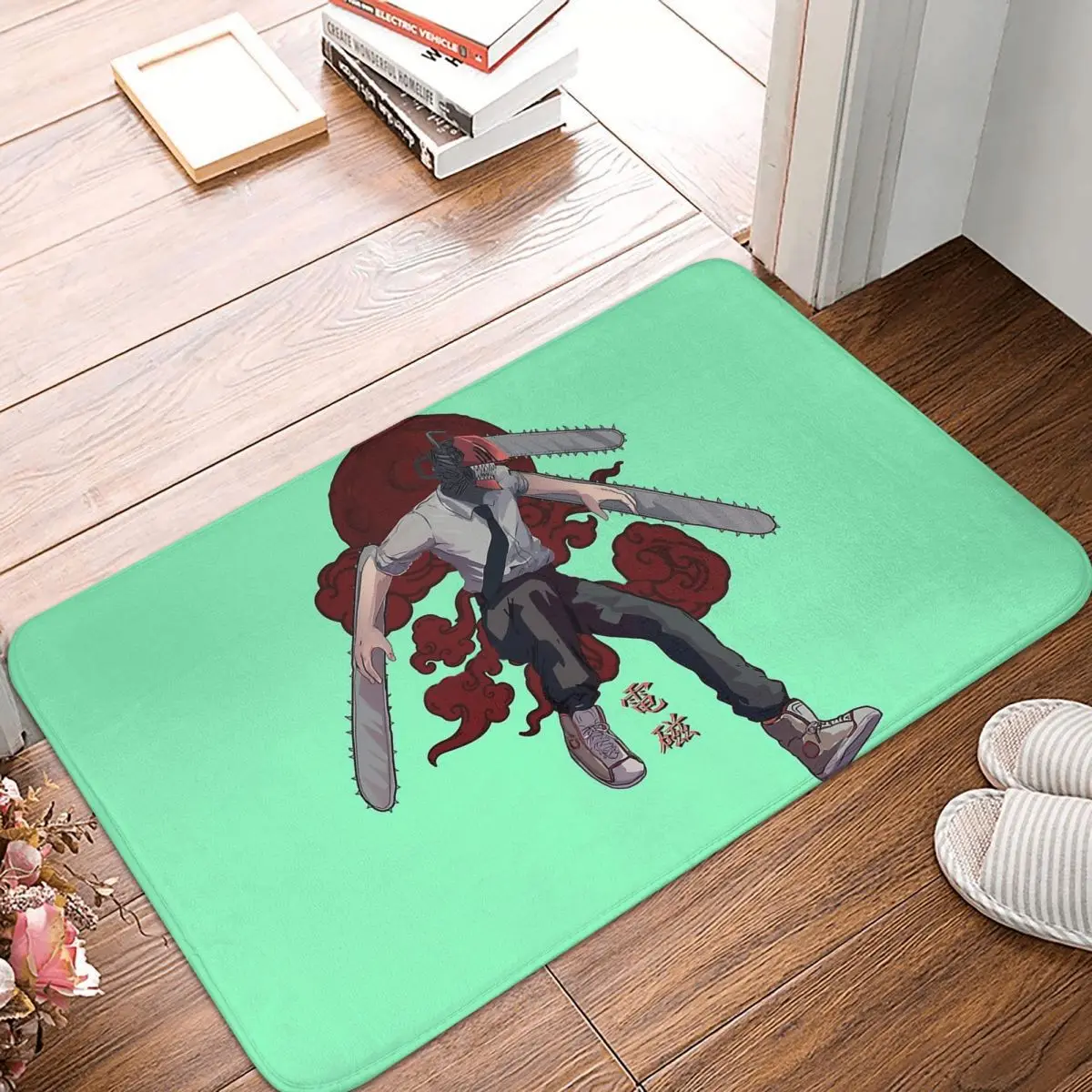 

Коврик Denji tadaabeкомнатный, Придверный коврик для бензопилы, кухонный ковер, коврик для балкона, украшение для дома