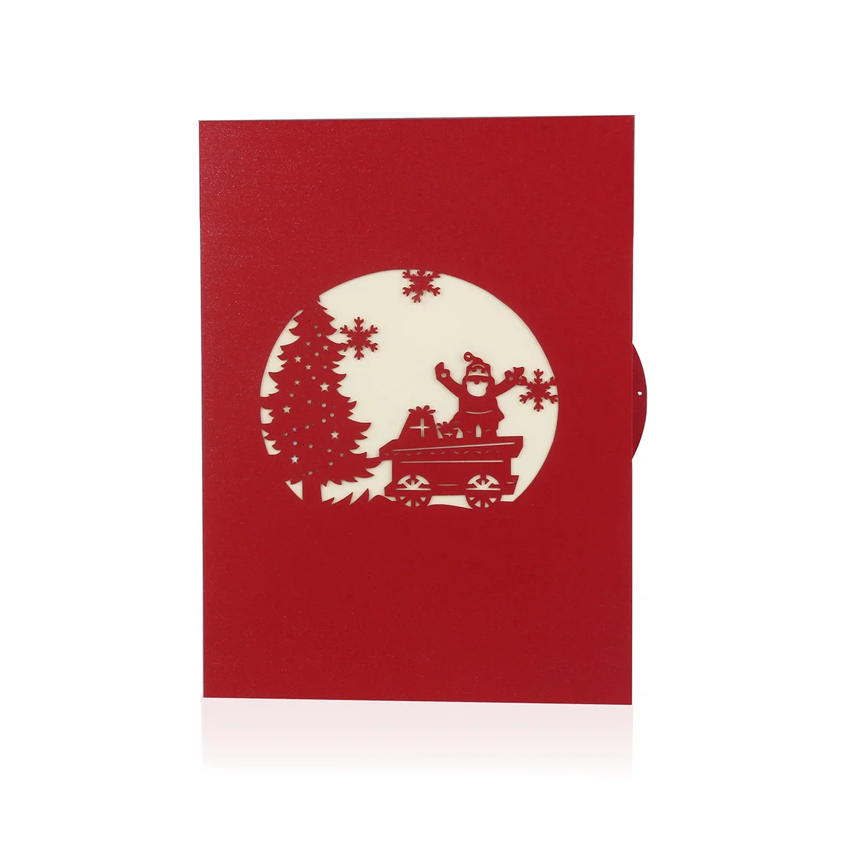 

1Pc Greeting Cards Pop-up Three-dimansional Unique Delicate Congratulation Cards for Christmas