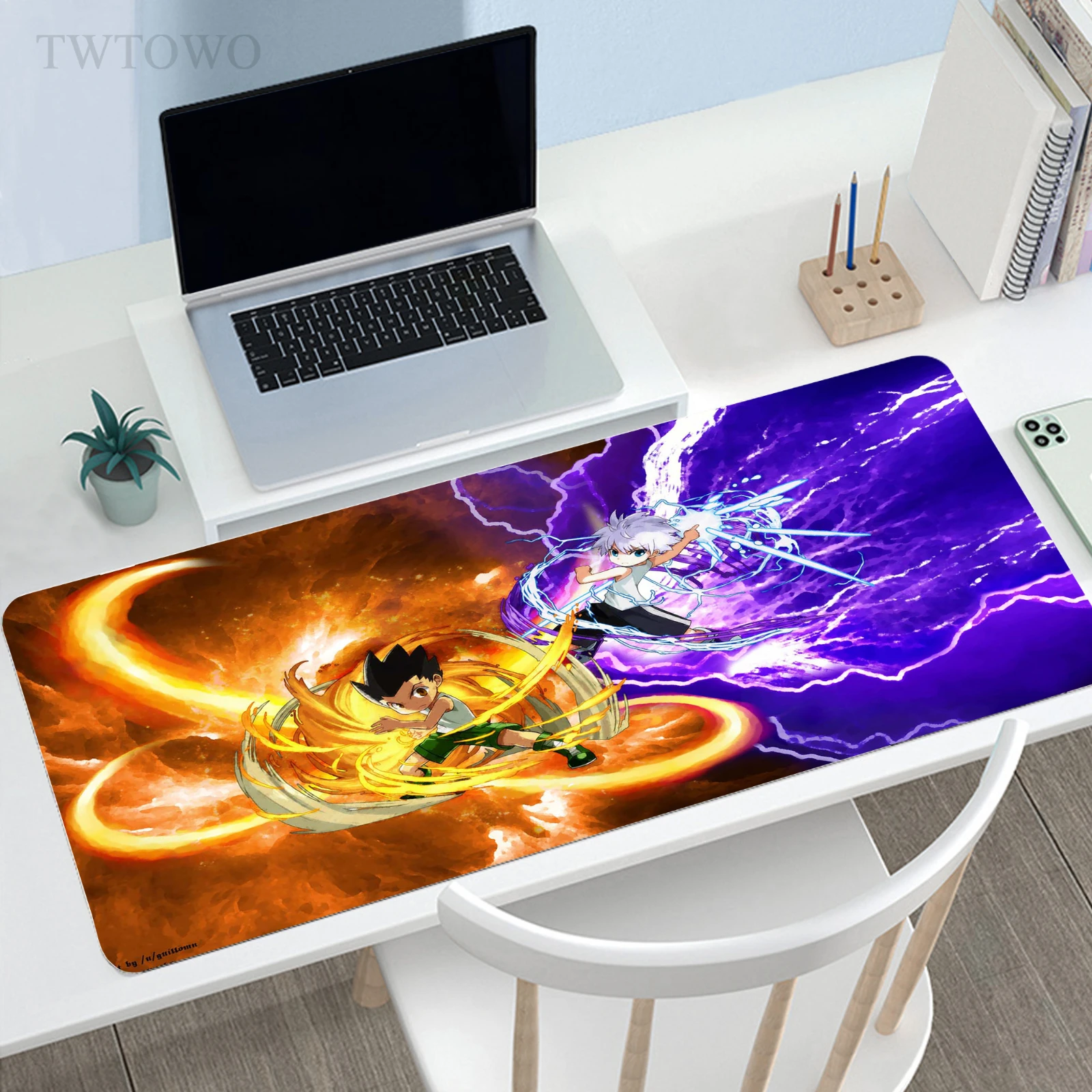 

Anime Hunter x Hunter Mouse Pad Gamer Large Gaming HD Custom Mouse Mat Office Laptop Soft Anti-slip Desktop Mouse Pad Table Mat
