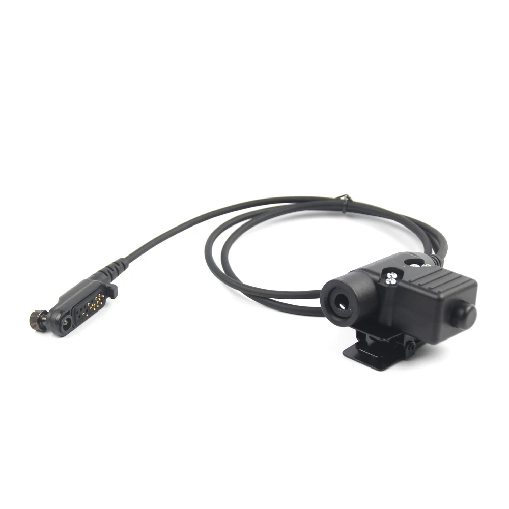 Walkie Talkie Radio Tactical Headset Adapter U94 PTT for HYT Hytera PD680 X1P PD660 PD600 HYTERA AR 685