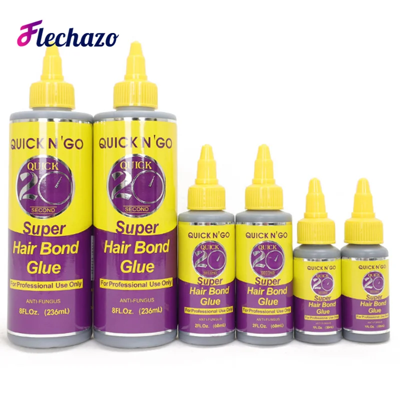 Flechazo Exclusives Anti-Fungus Super Hair Bonding Glue 1 2 8 Fl Oz Sticks Quick Hair Glues False Lashes Glue Eyelashe Adhesive