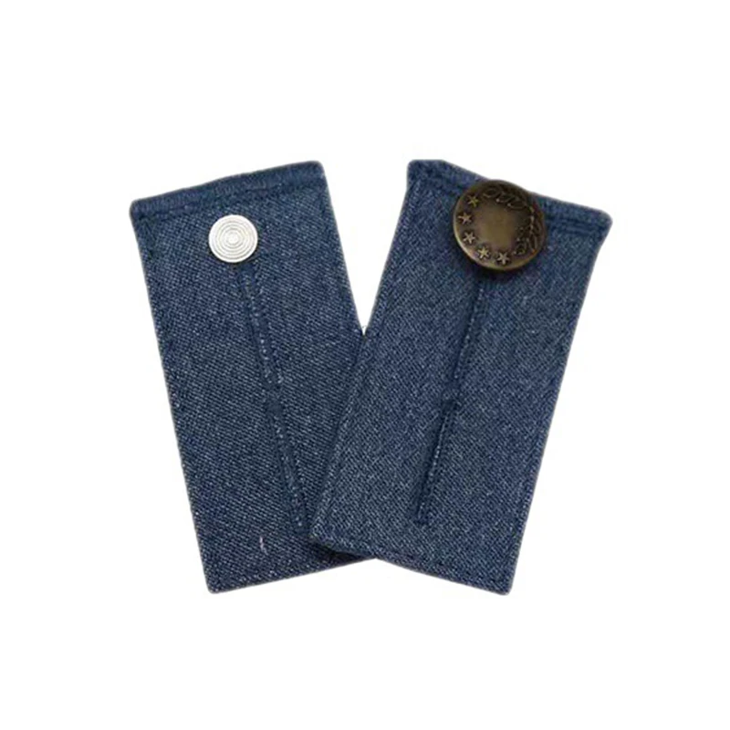 

Unisex Trousers Jeans Waist Expander Adjustment Waistband Extender Button Elastic Belt Extension Buckle Garment Accessory