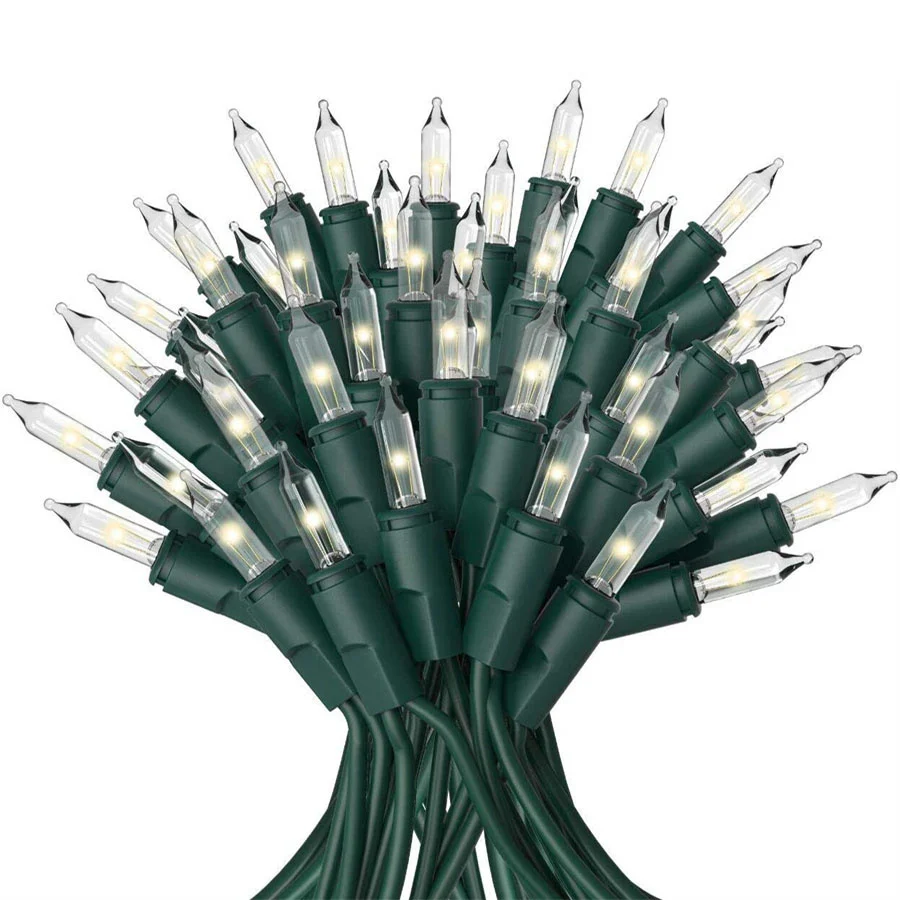 10 м 100 штук Мини Рождественская сказочная лампа накаливания для улицы