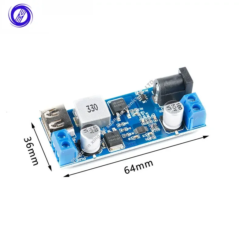 XY-3606 DC 5A понижающий модуль питания 24 В 12