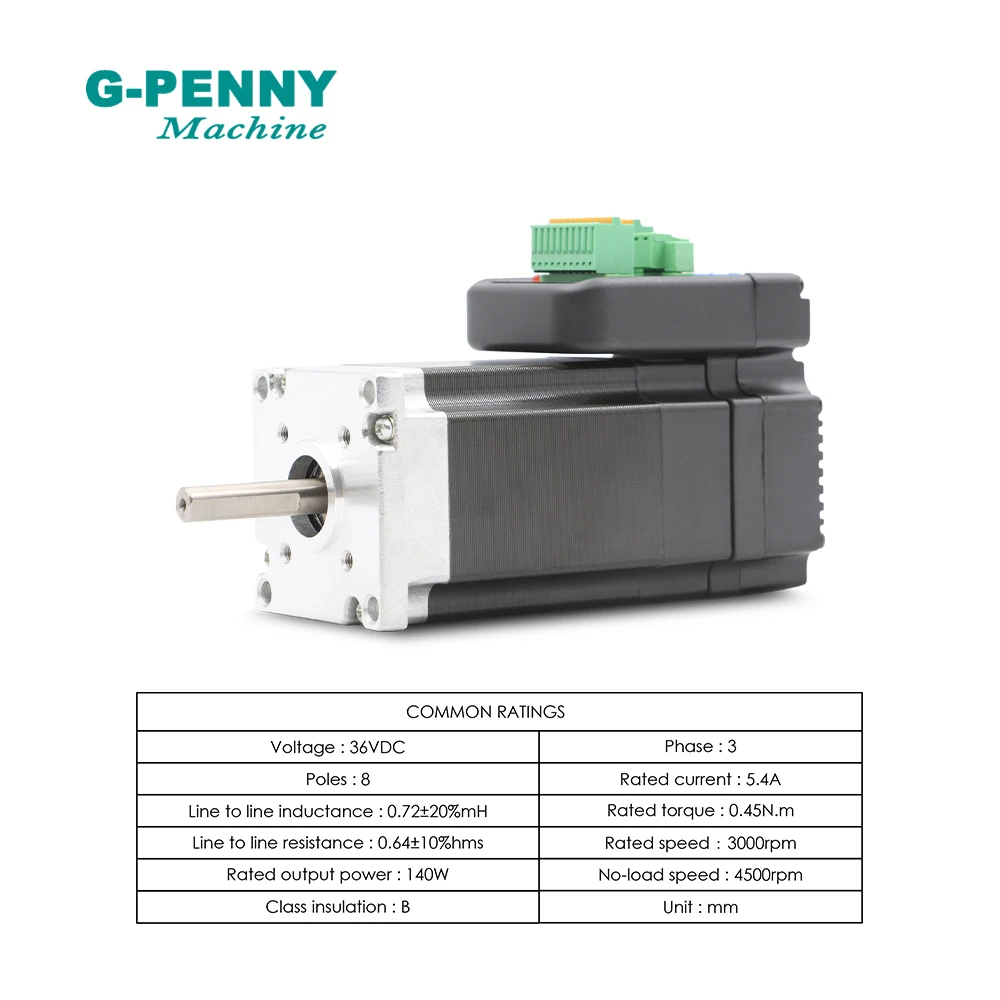 G-PENNY Бесплатная доставка! Встроенный серводвигатель 140 Вт 0 45 Нм с драйвером 36 В