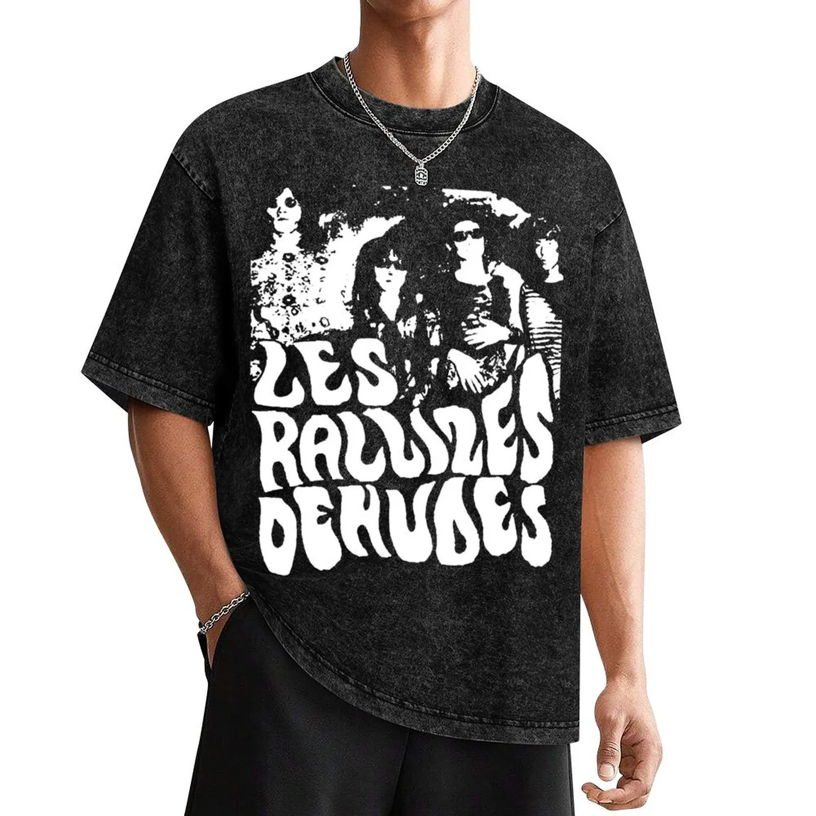 Футболки LES RALLIZES DENUDES BAND быстросохнущие толстовки с рисунком мужские