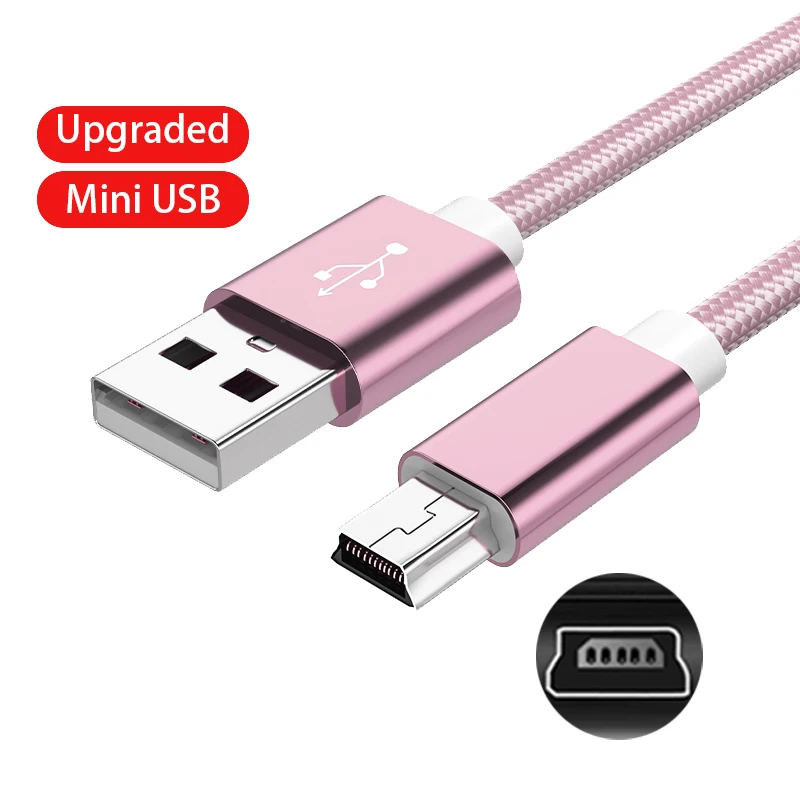 

Kebiss Mini Usb Cable Mini Usb 2.0 To Usb Data Charger Cable for Mp3 Mp4 Player Dash Cam Digital Camera Hard Drive Mini Usb