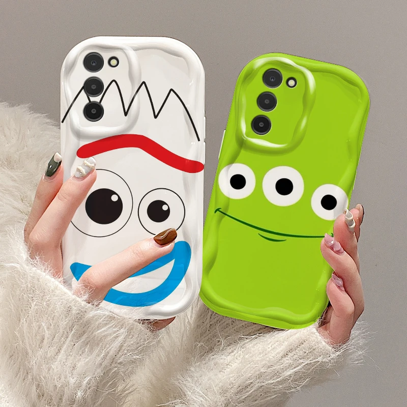 Мультяшный аниме три глаза для Samsung S24 S23 S21 S20 Ultra Plus FE A73 A72 A71 A51 A31 A05S A05 A04