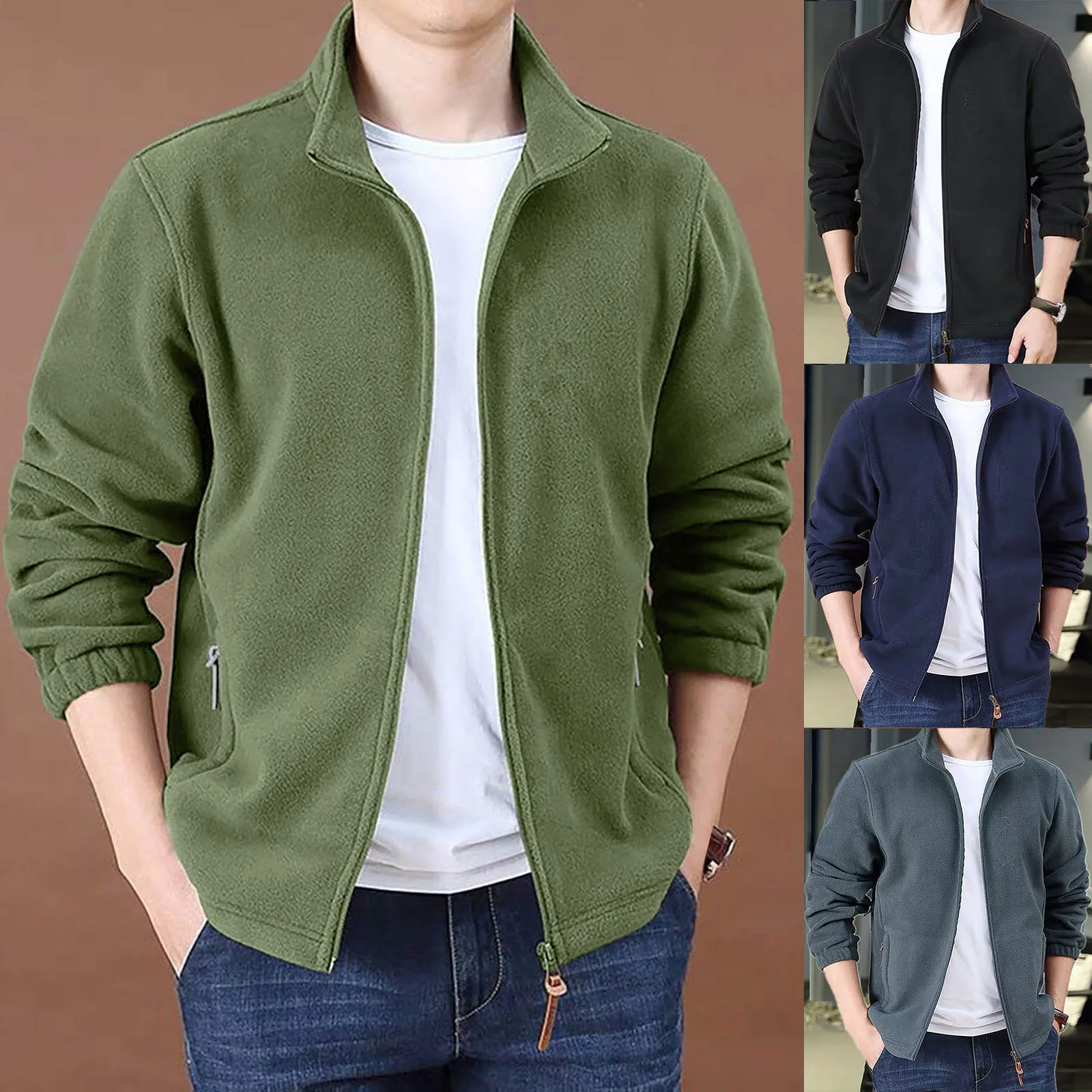 Мужская флисовая куртка