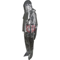 500 degrees anti radiation aluminized high temperature proof fire fighting suits