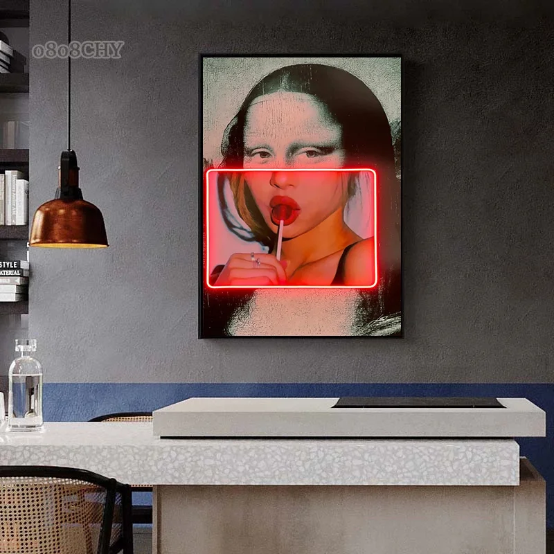 Картина на холсте с изображением Мона Лизы