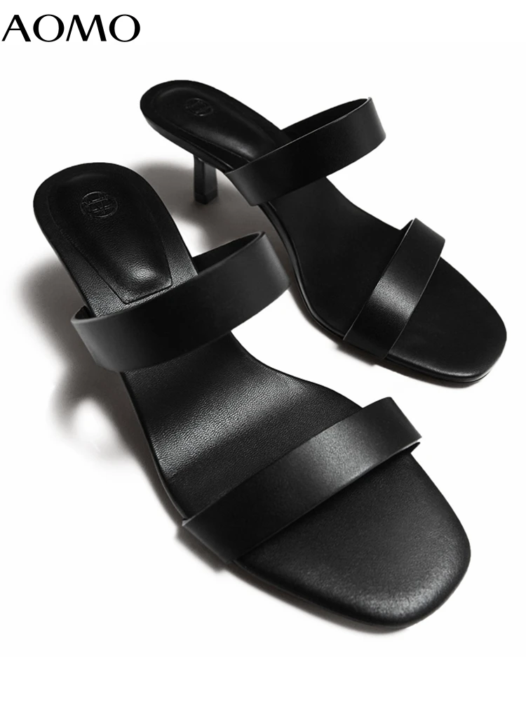 

Женские мюли из мягкой овечьей кожи, на каблуке