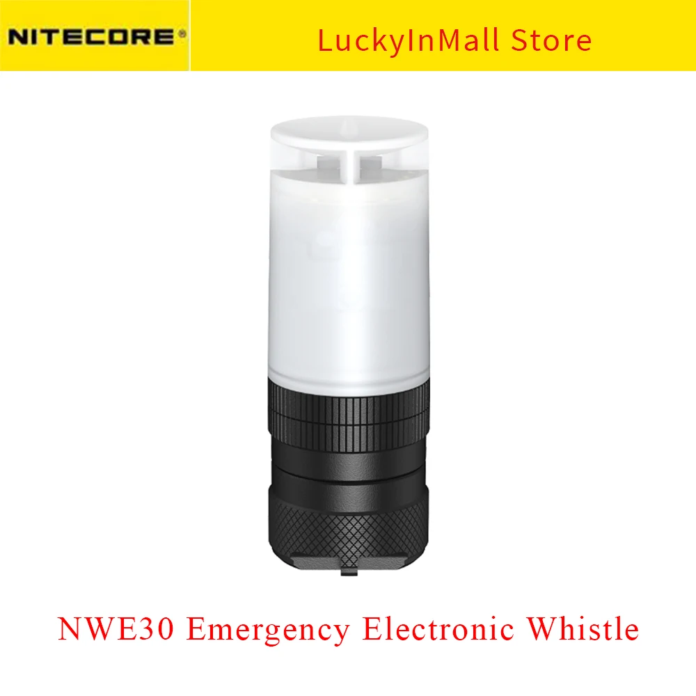 

NITECORE NWE30 Outdoor Survival Emergency Whistles 120dB 2000 Lumens Luminus SST-20-W LED Smart Sensor Beacon Flashing Light