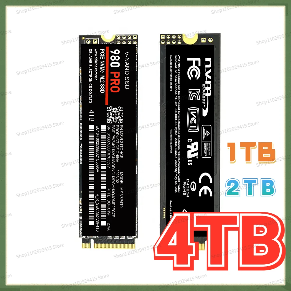 

2023 Original ssd nvme m2 8TB 4TB 2TB 1TB Hdd Hard Drive nvme M.2 SSD Hard Disk M2 2280 SATA NGFF Hard Drive for Laptop PC ps5