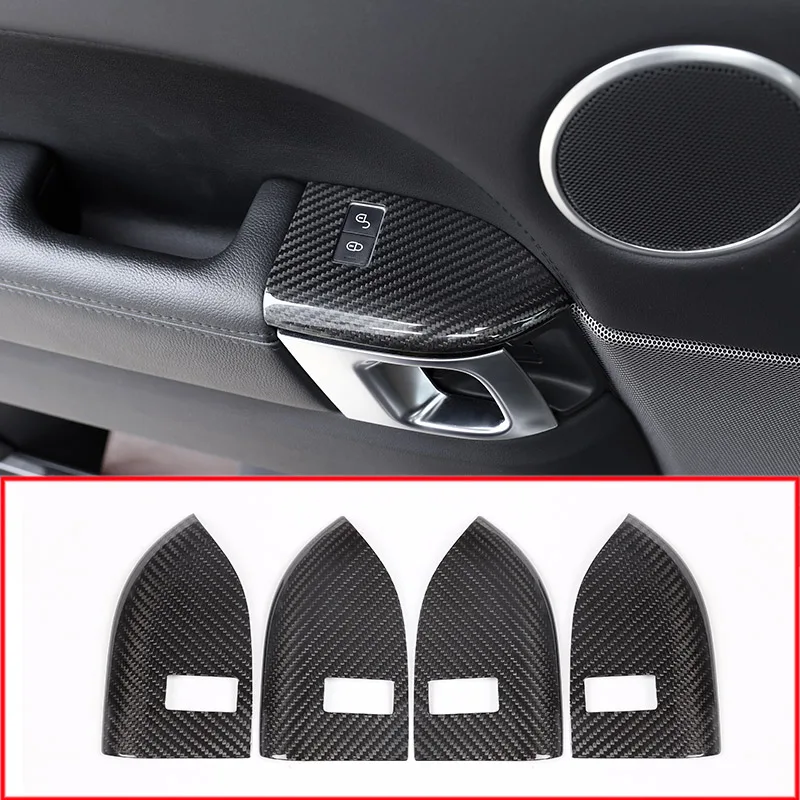 

4 шт., кнопки из углеродного волокна для Land Rover Range Rover Sport Rr Sport 2014 -2020